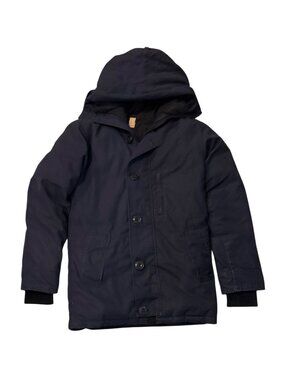 Canada Goose Coat Womens Sm Navy Arctic Program Hooded Down Fill Made In Canada